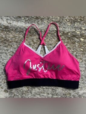 Justice Hot Pink Girls Bralette Size 36